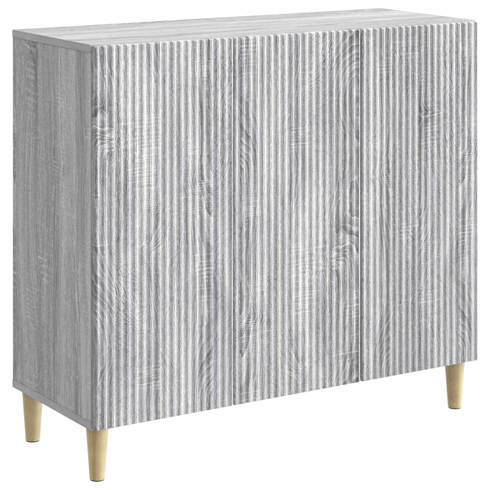 Buffet Sonoma gris 89 x 34,5 x 80 cm Bois d'ingénierie - XIOS