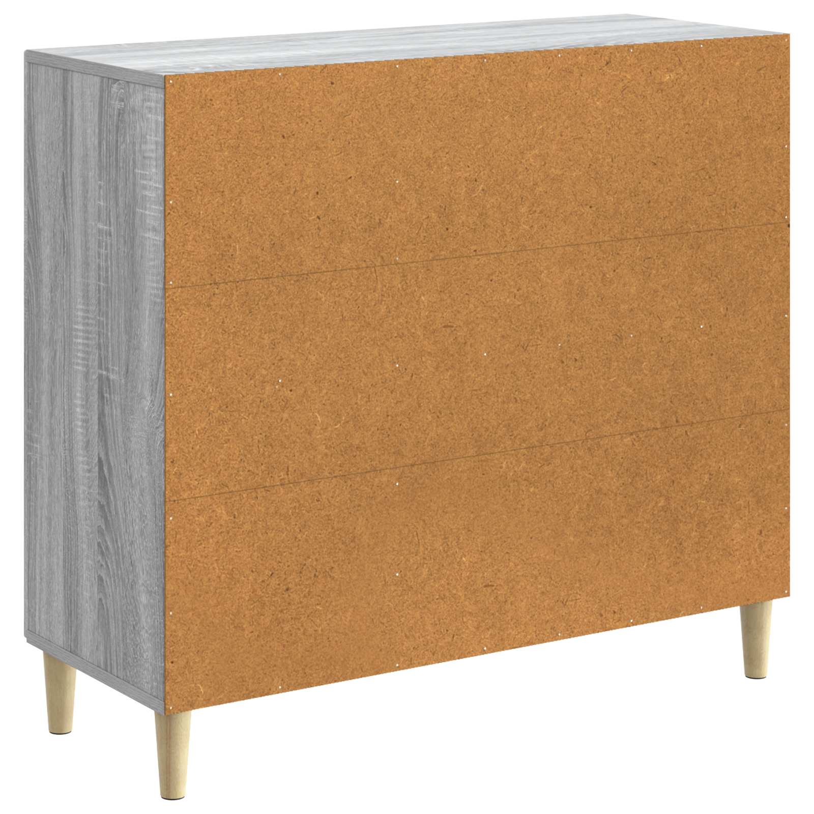 Buffet Sonoma gris 89 x 34,5 x 80 cm Bois d'ingénierie - XIOS