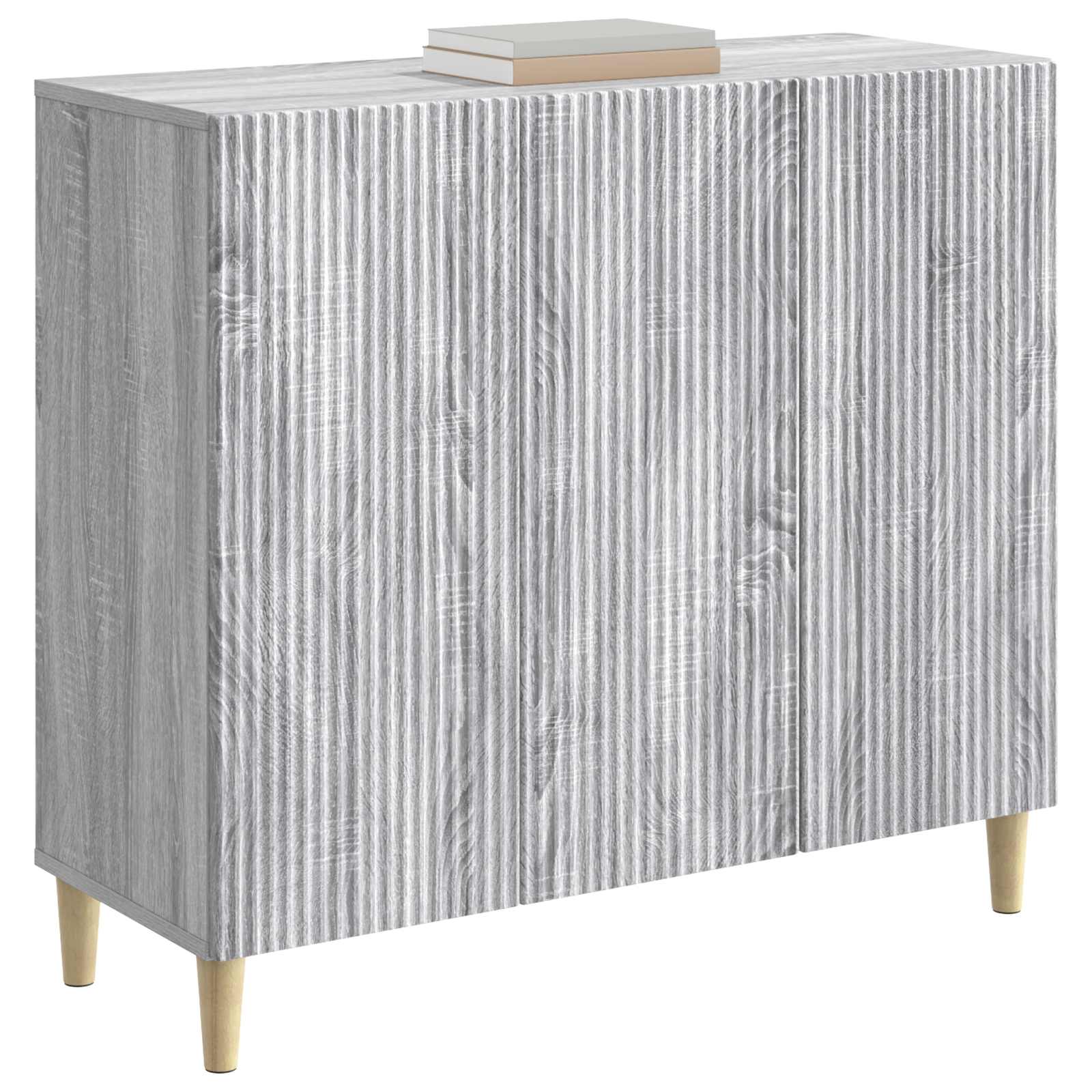 Buffet Sonoma gris 89 x 34,5 x 80 cm Bois d'ingénierie - XIOS