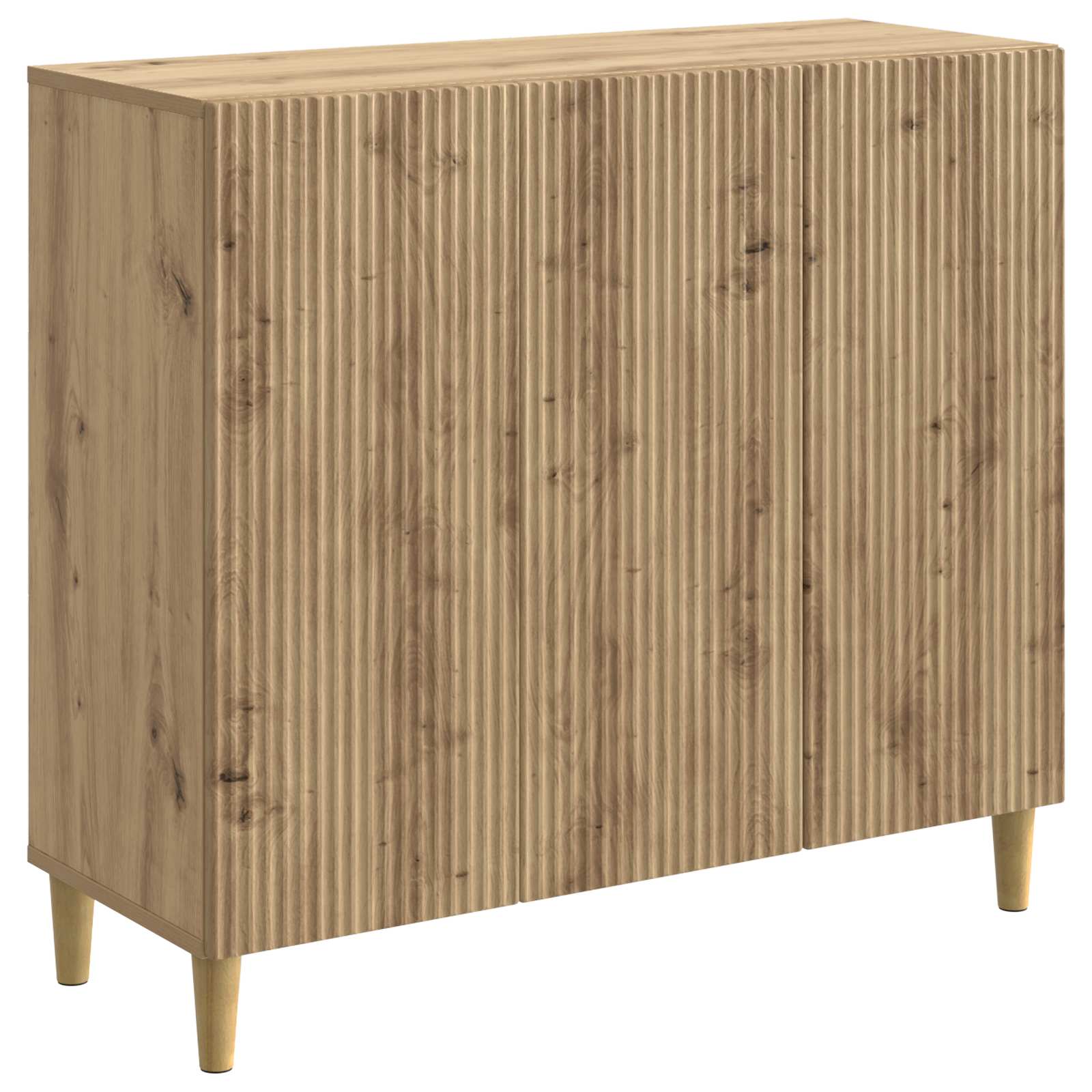 Buffet Chêne artisanal 89 x 34,5 x 80 cm Bois d'ingénierie - XIOS