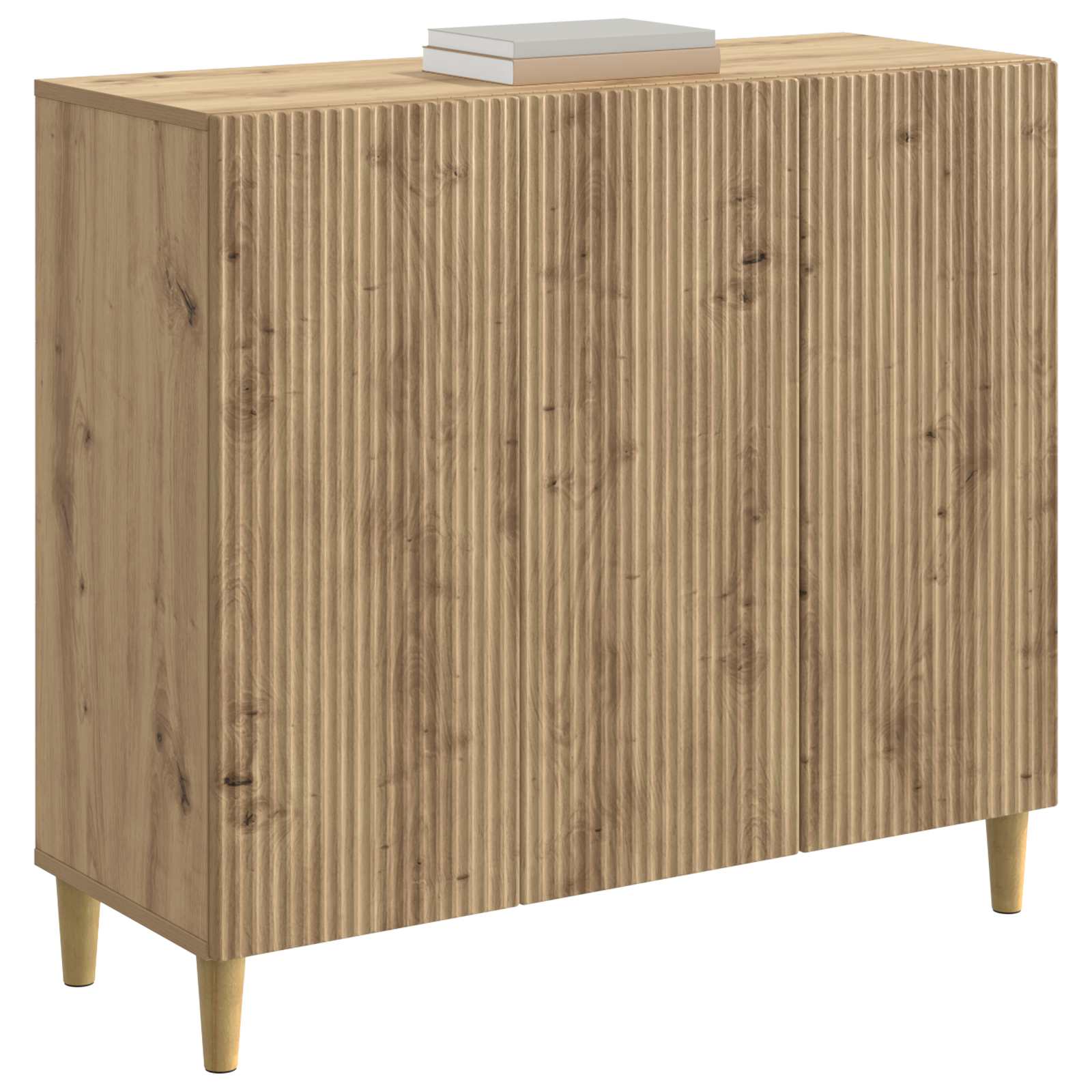 Buffet Chêne artisanal 89 x 34,5 x 80 cm Bois d'ingénierie - XIOS