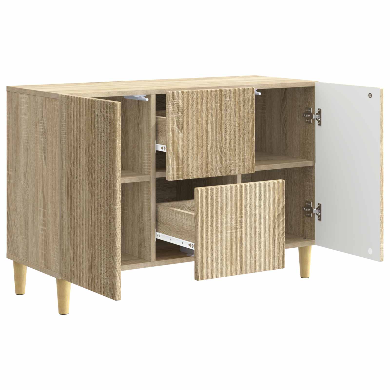 Buffet Chêne Sonoma 89 x 34,5 x 60 cm Bois d'ingénierie - XIOS