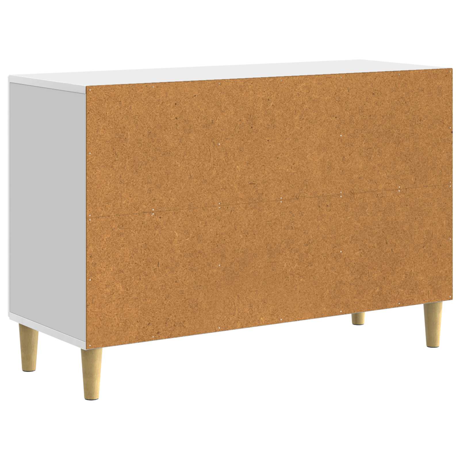 Buffet Blanc brillant 89 x 34,5 x 60 cm Bois d'ingénierie - XIOS