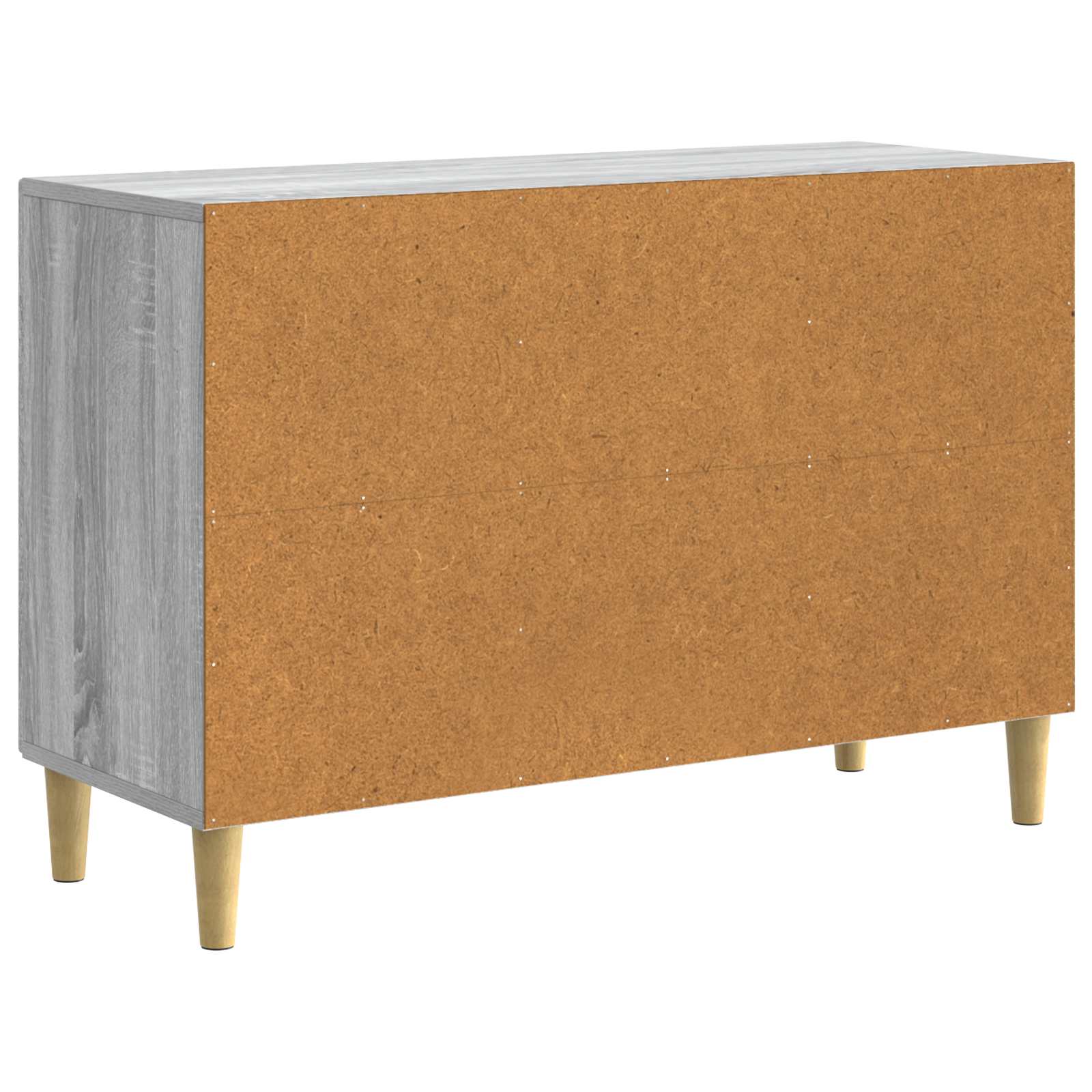 Buffet Sonoma gris 89 x 34,5 x 60 cm Bois d'ingénierie - XIOS