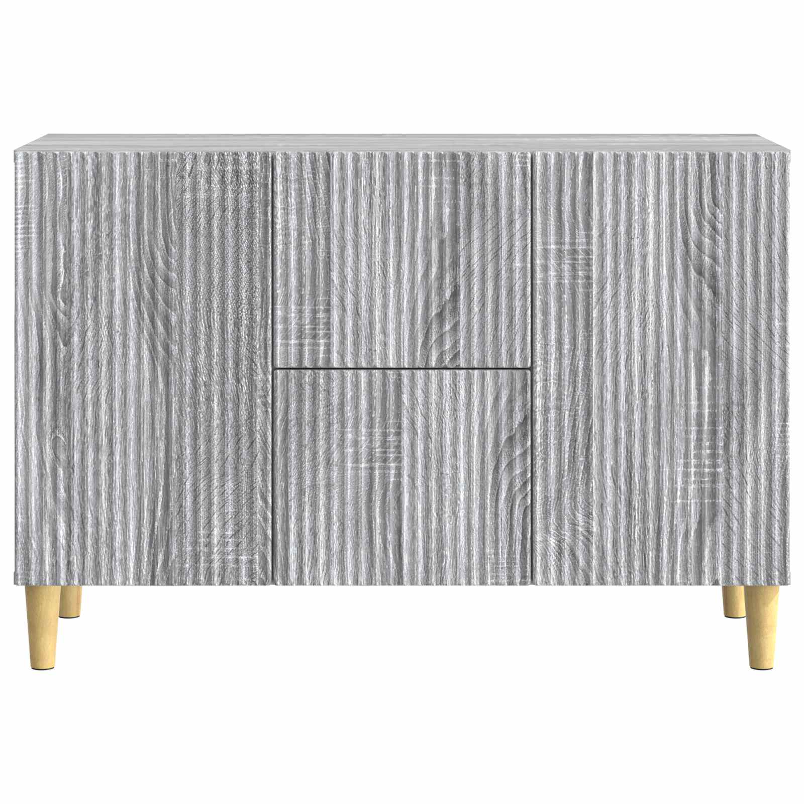 Buffet Sonoma gris 89 x 34,5 x 60 cm Bois d'ingénierie - XIOS
