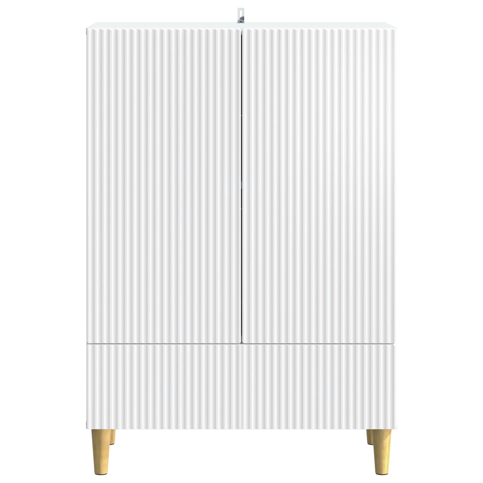 Buffet avec tiroir Blanc 66 x 34,5 x 95 cm Bois d'ingénierie - XIOS