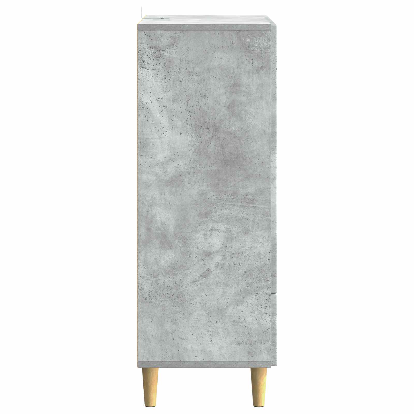 Buffet Gris béton 66 x 34,5 x 95 cm Bois d'ingénierie - XIOS