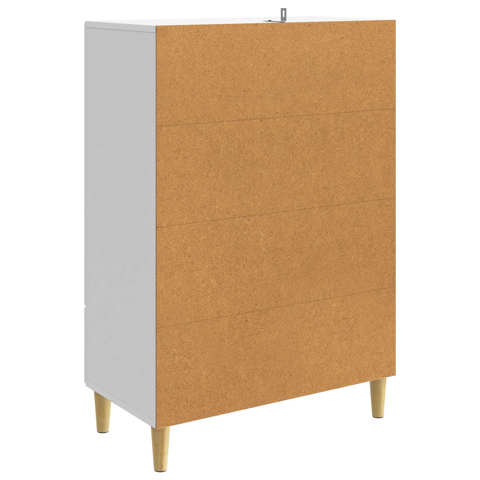 Buffet Blanc brillant 66 x 34,5 x 95 cm Bois d'ingénierie - XIOS