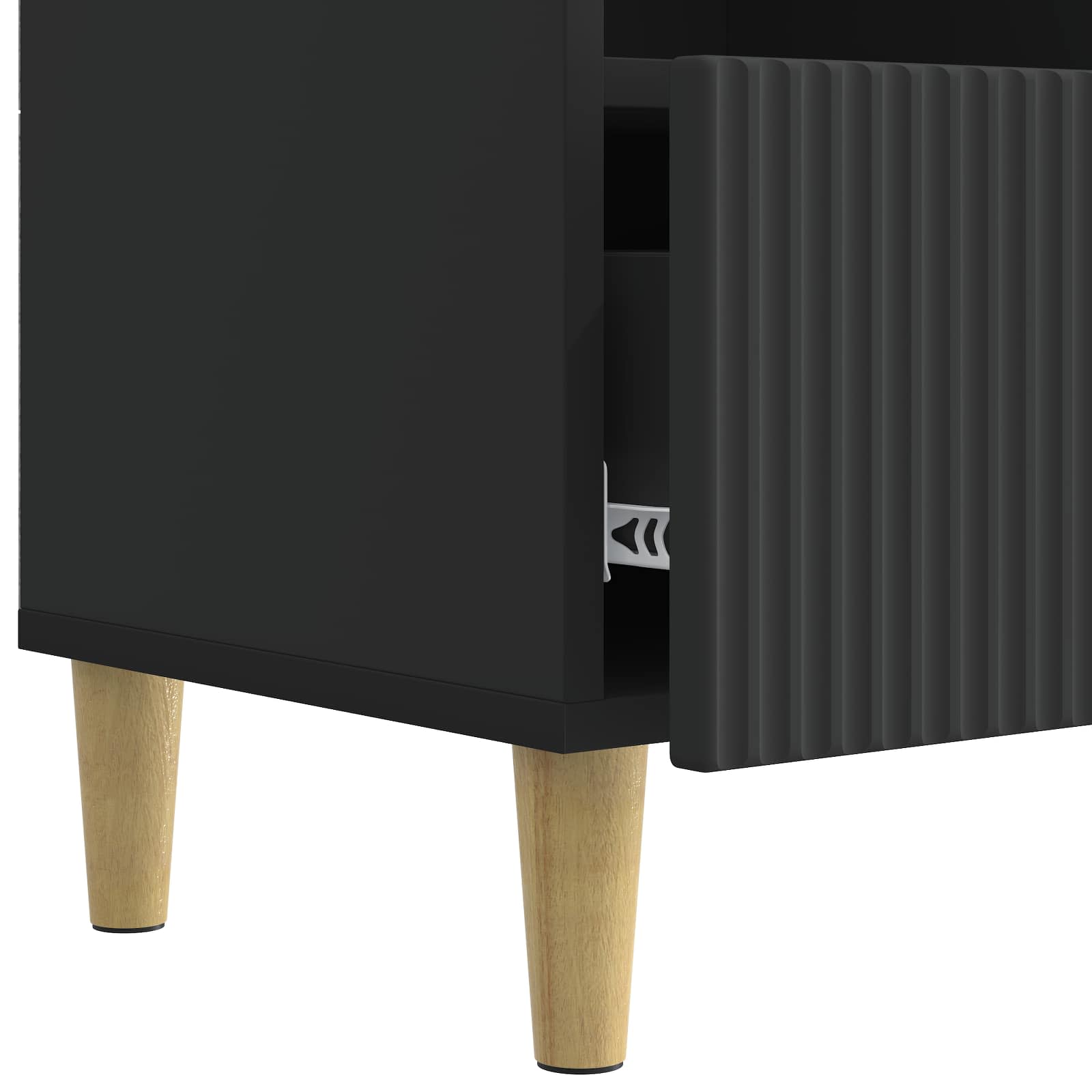 Meuble TV avec tiroir Noir 102 x 34,5 x 50 cm Bois d'ingénierie - XIOS