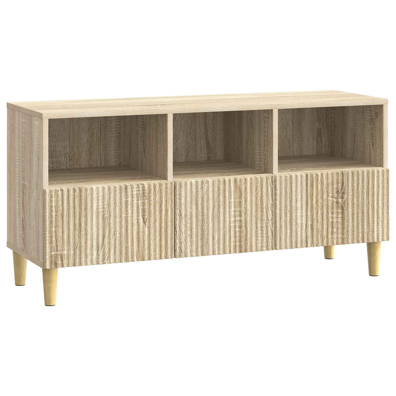 Meuble TV Chêne Sonoma 102 x 34,5 x 50 cm Bois d'ingénierie - XIOS