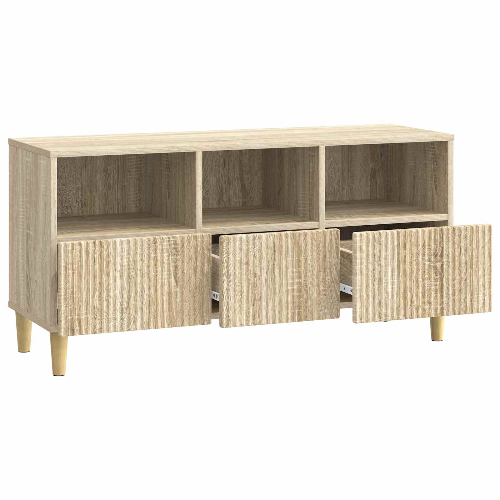 Meuble TV Chêne Sonoma 102 x 34,5 x 50 cm Bois d'ingénierie - XIOS