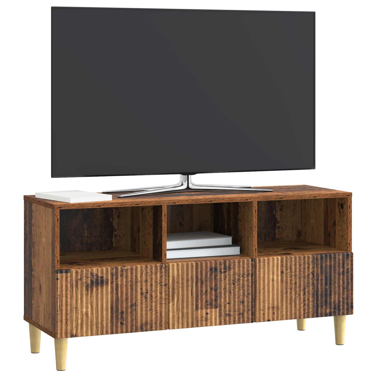Meuble TV Bois ancien 102 x 34,5 x 50 cm Bois d'ingénierie - XIOS
