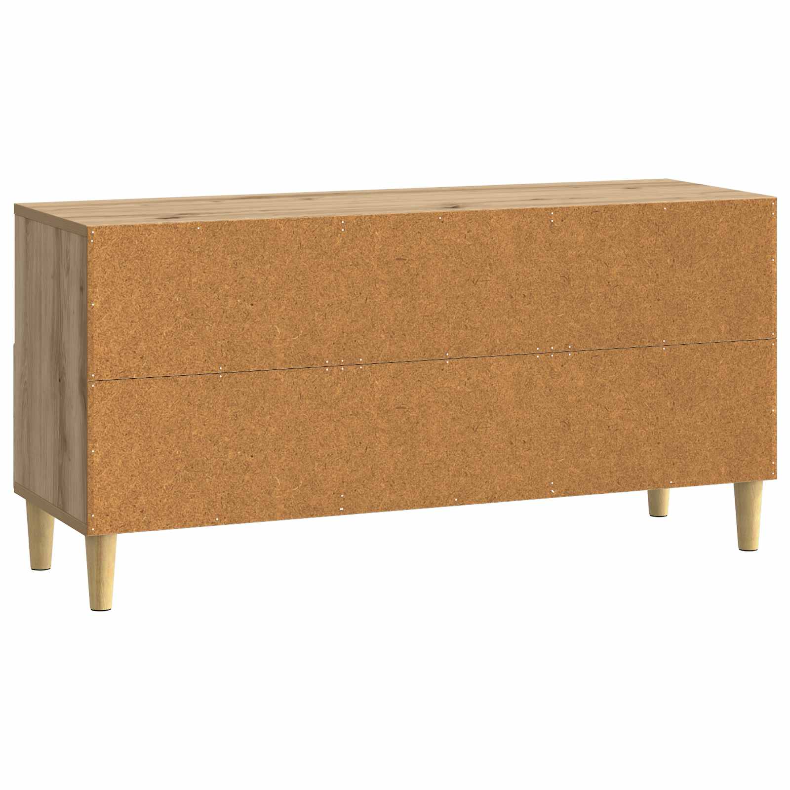 Meuble TV Chêne artisanal 102 x 34,5 x 50 cm Bois d'ingénierie - XIOS