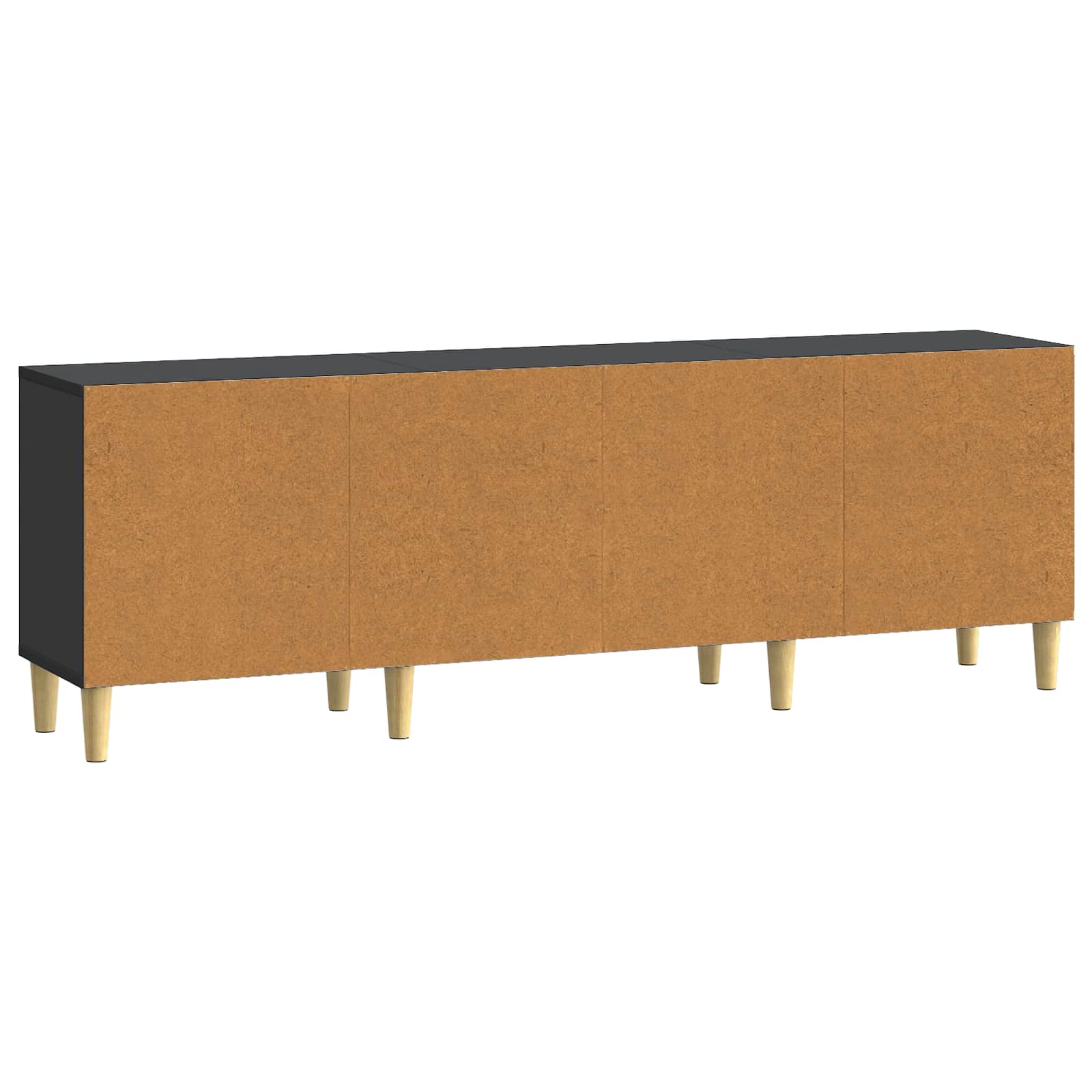 Meuble TV Noir 150 x 31 x 50 cm Bois d'ingénierie - XIOS