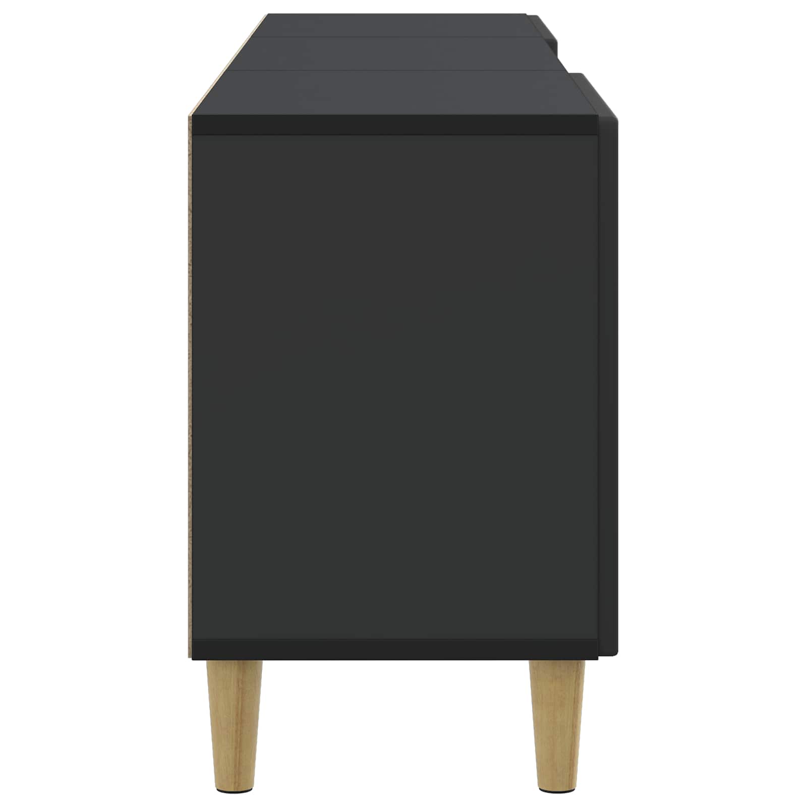 Meuble TV Noir 150 x 31 x 50 cm Bois d'ingénierie - XIOS