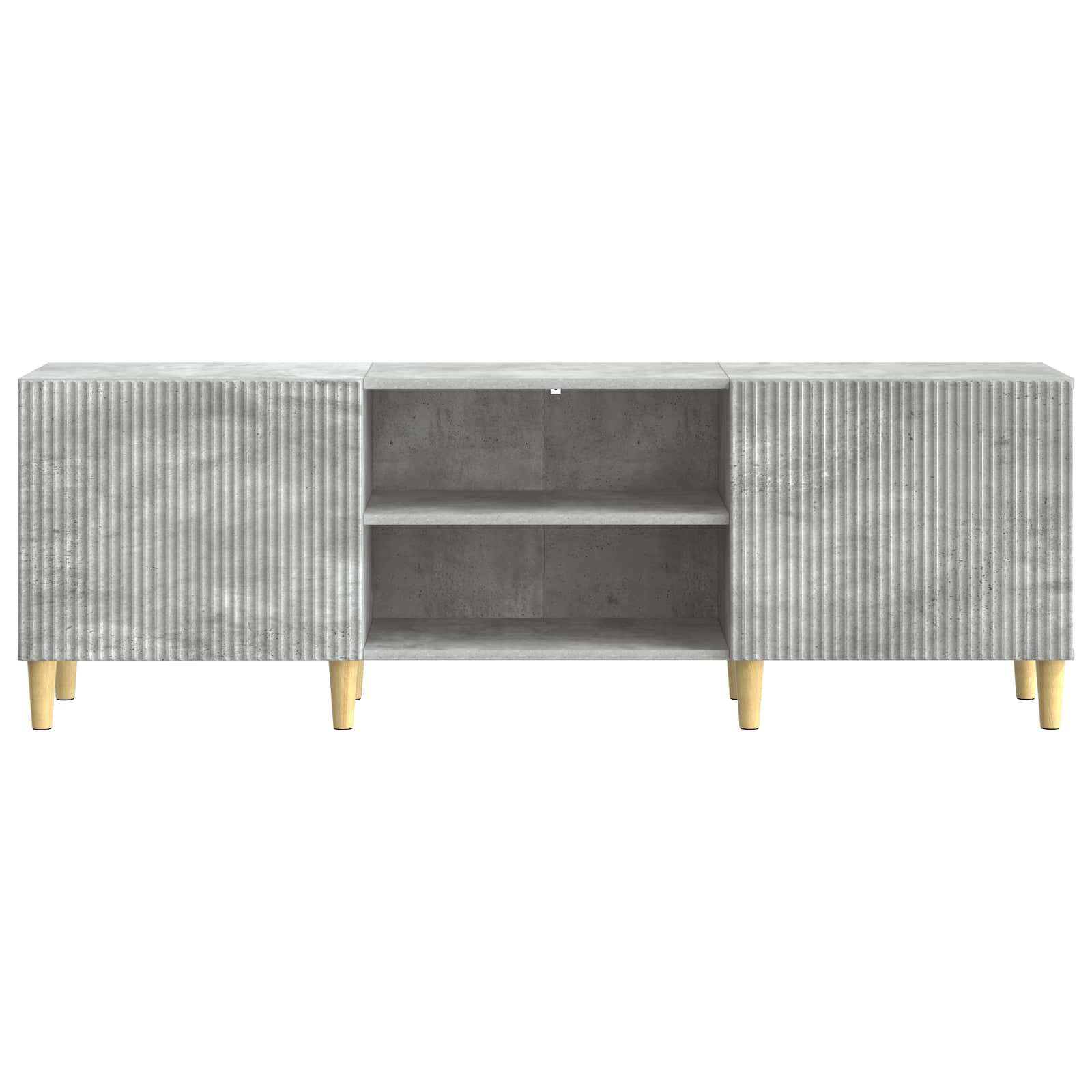 Meuble TV Gris béton 150 x 31 x 50 cm Bois d'ingénierie - XIOS