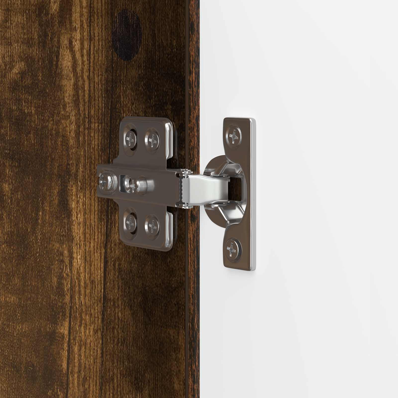 Meuble TV Chêne fumé 150 x 31 x 50 cm Bois d'ingénierie - XIOS