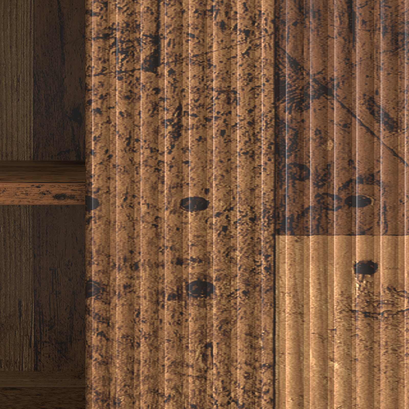 Meuble TV Bois ancien 150 x 31 x 50 cm Bois d'ingénierie - XIOS