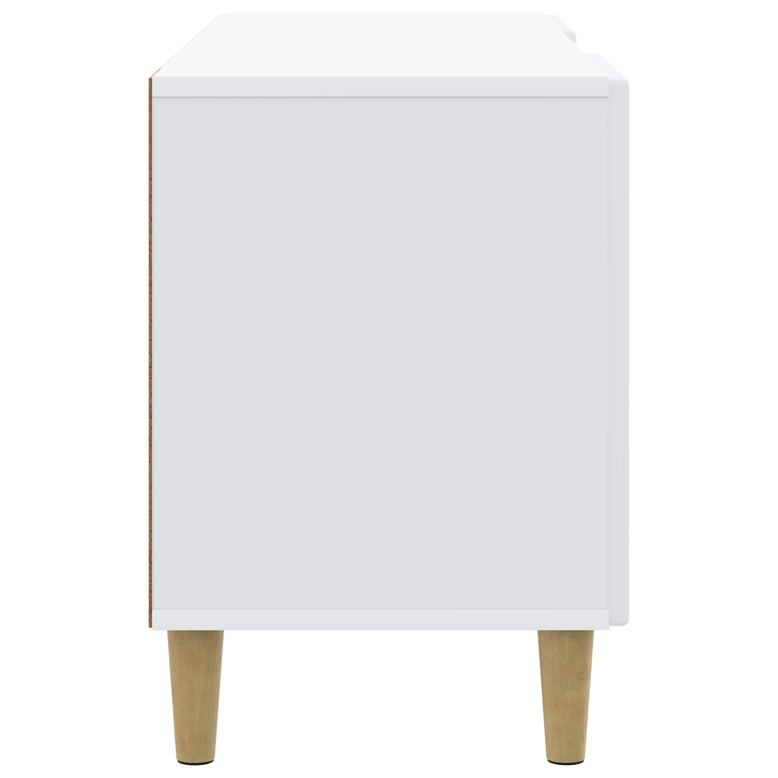 Meuble TV Blanc 102 x 34,5 x 50 cm Bois d'ingénierie - XIOS