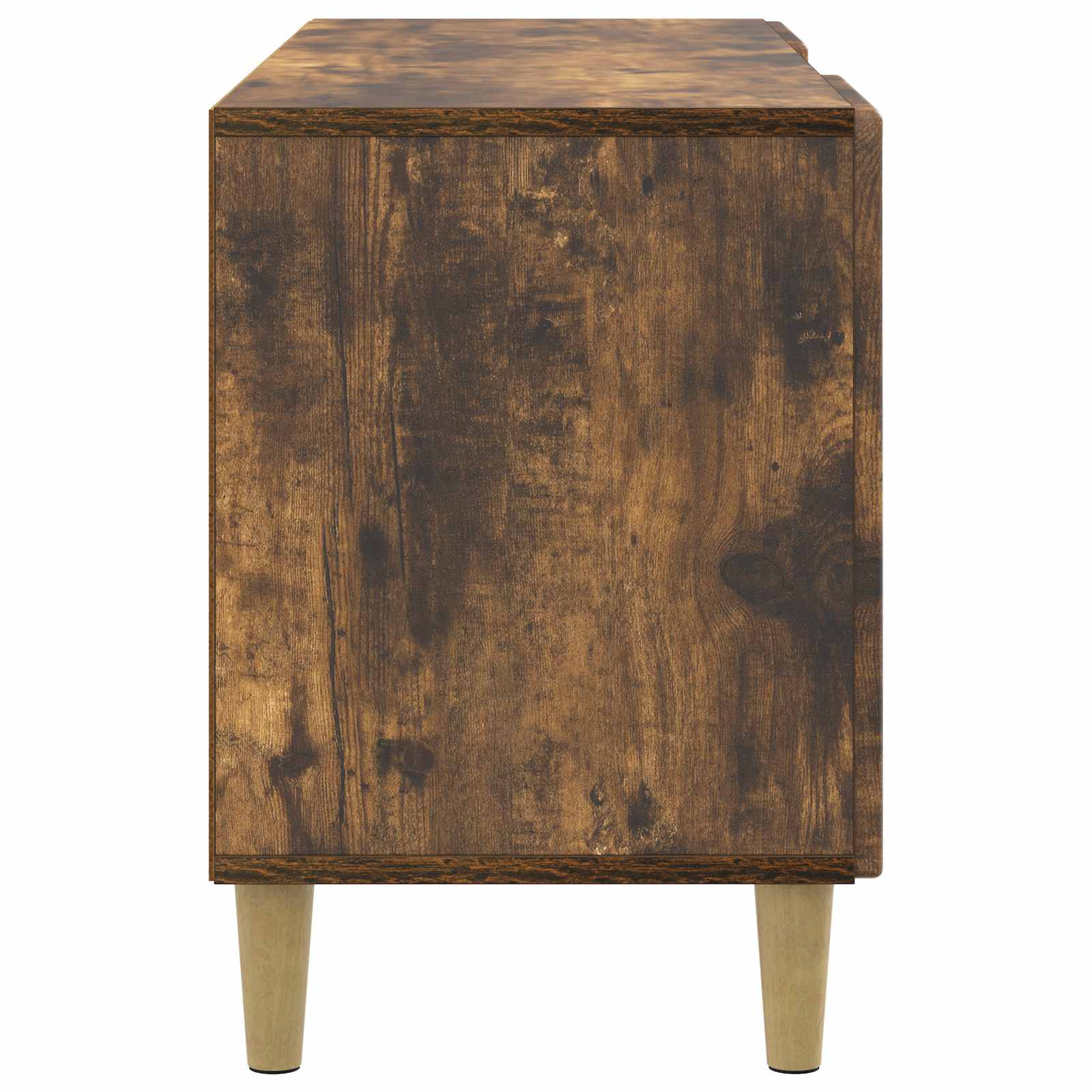 Meuble TV Chêne fumé 102 x 34,5 x 50 cm Bois d'ingénierie - XIOS