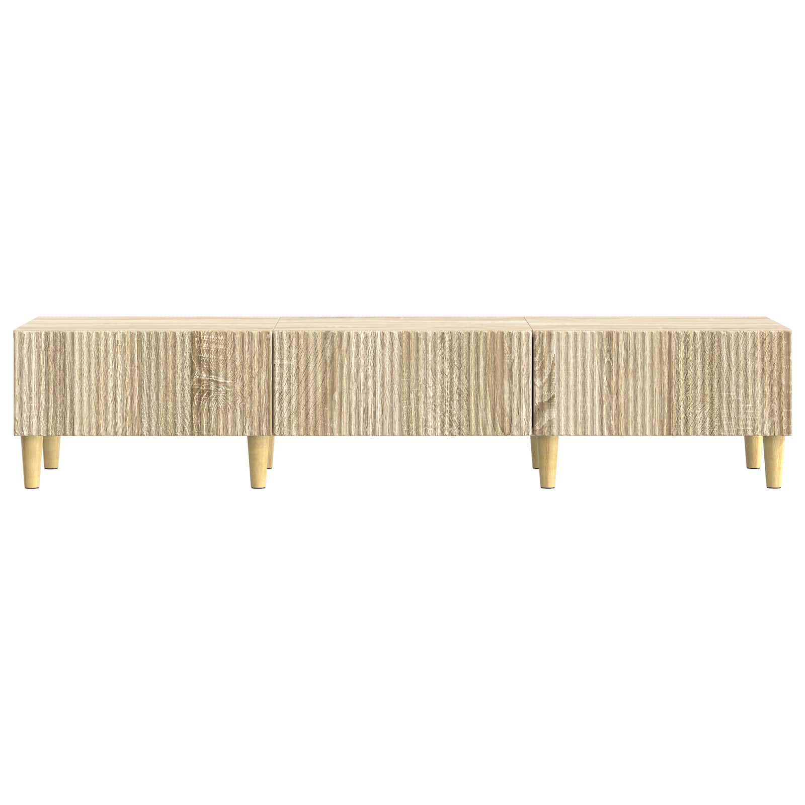Meuble TV Chêne Sonoma 147 x 34,5 x 30 cm Bois d'ingénierie - XIOS