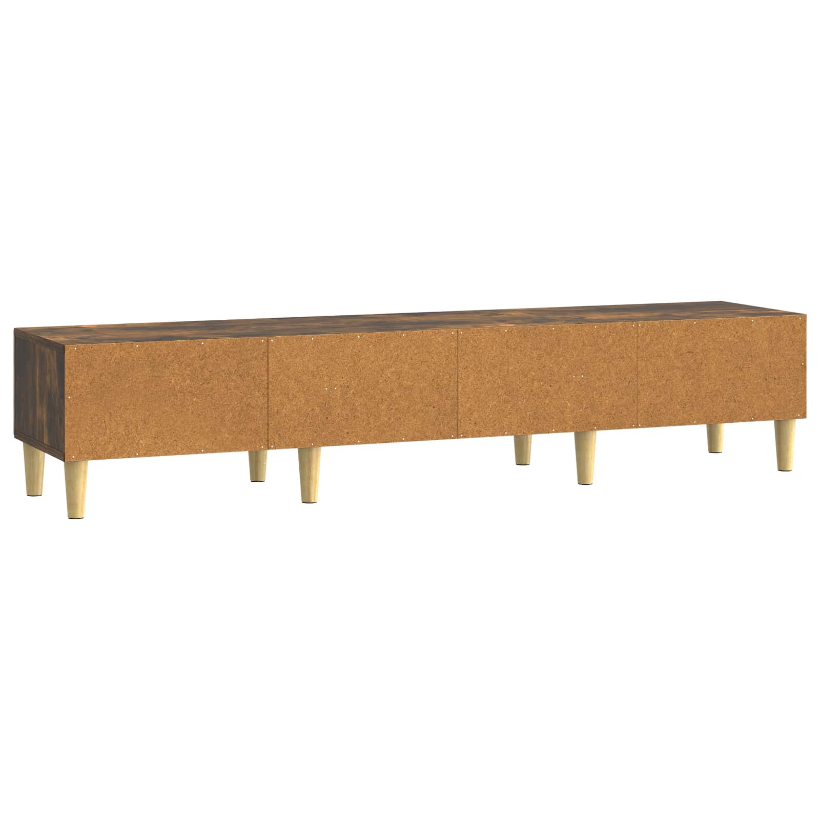 Meuble TV Chêne fumé 147 x 34,5 x 30 cm Bois d'ingénierie - XIOS