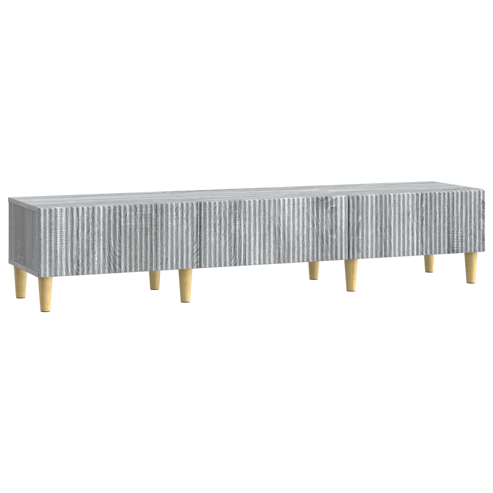 Meuble TV Sonoma gris 147 x 34,5 x 30 cm Bois d'ingénierie - XIOS