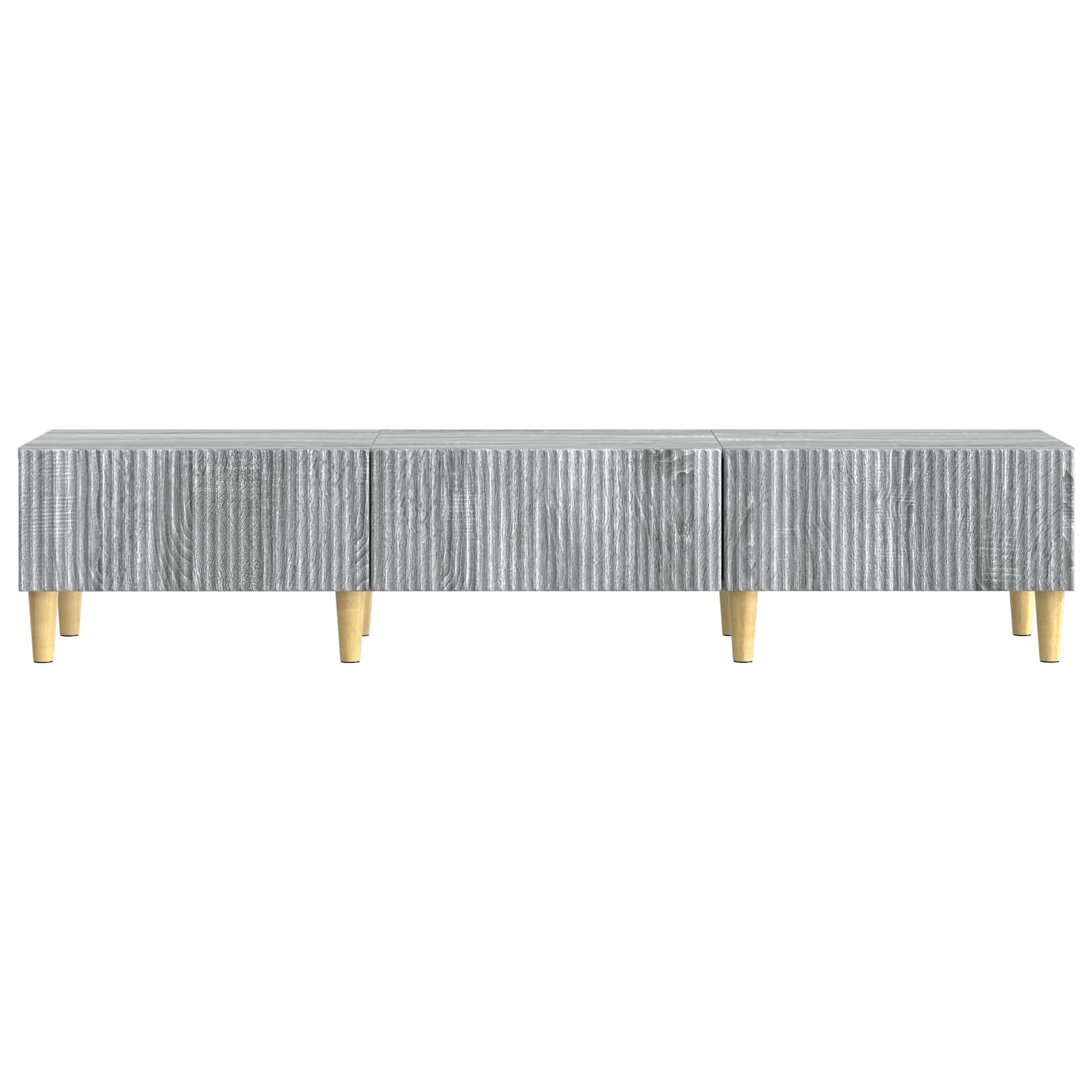 Meuble TV Sonoma gris 147 x 34,5 x 30 cm Bois d'ingénierie - XIOS