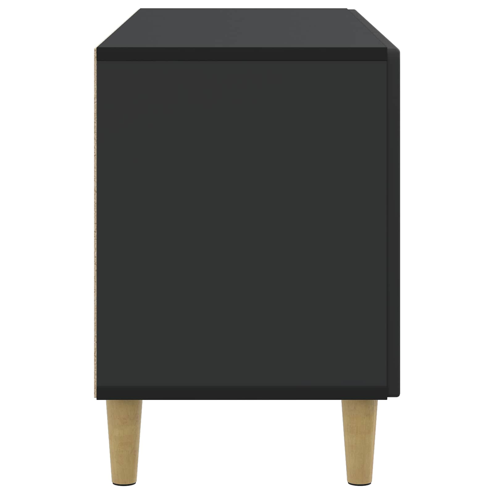 Meuble TV Noir 99 x 34,5 x 50 cm Bois d'ingénierie - XIOS