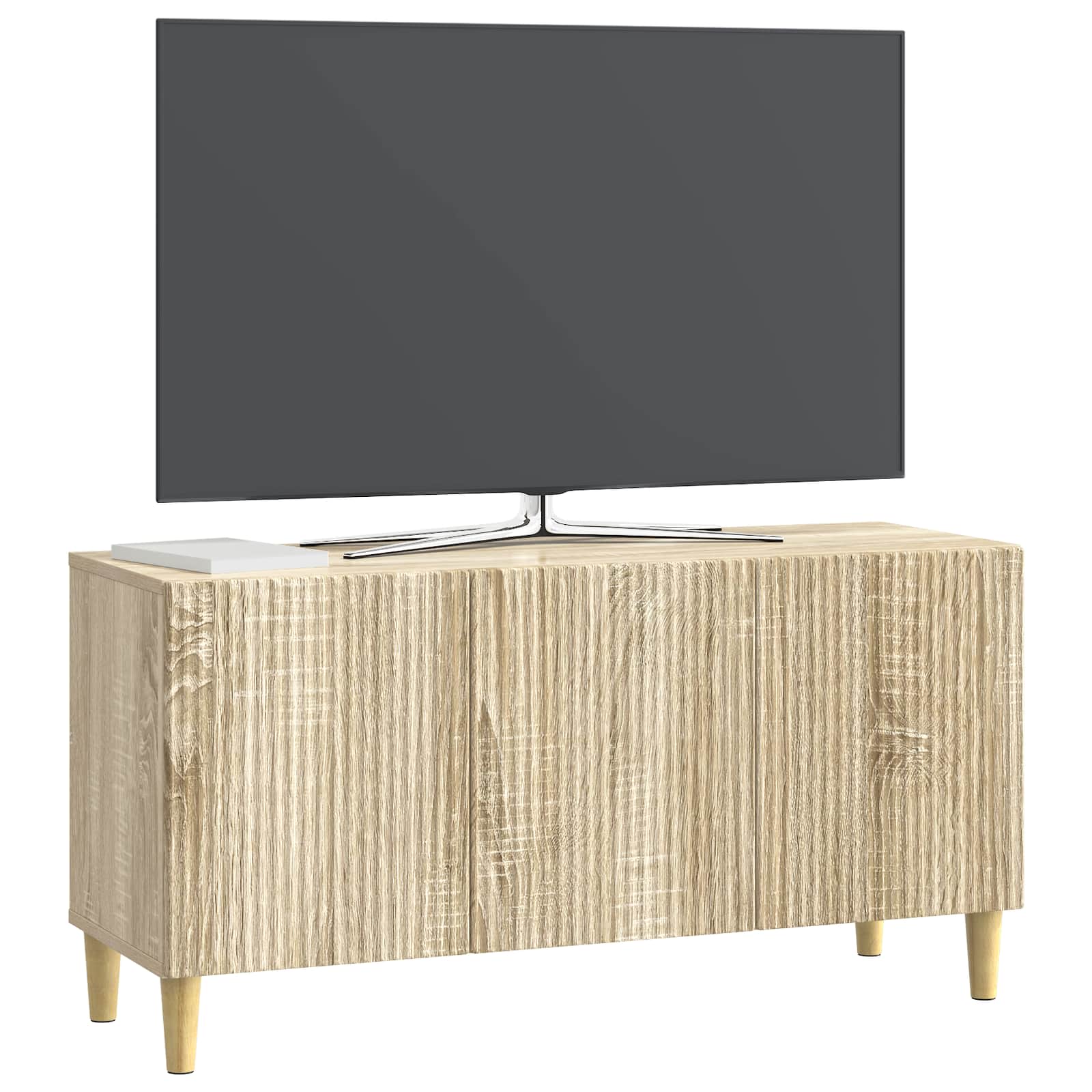 Meuble TV Chêne Sonoma 99 x 34,5 x 50 cm Bois d'ingénierie - XIOS