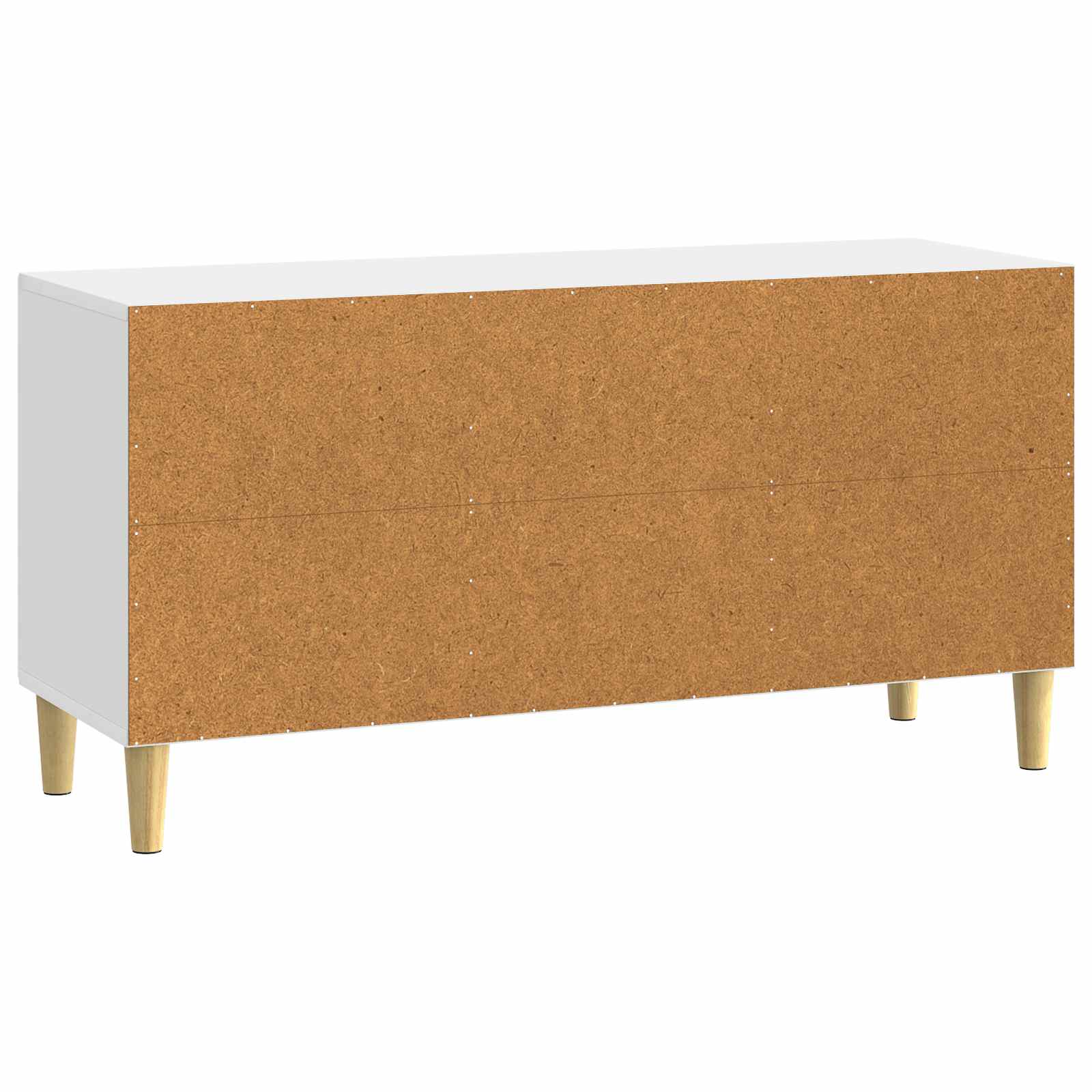 Meuble TV Blanc brillant 99 x 34,5 x 50 cm Bois d'ingénierie - XIOS