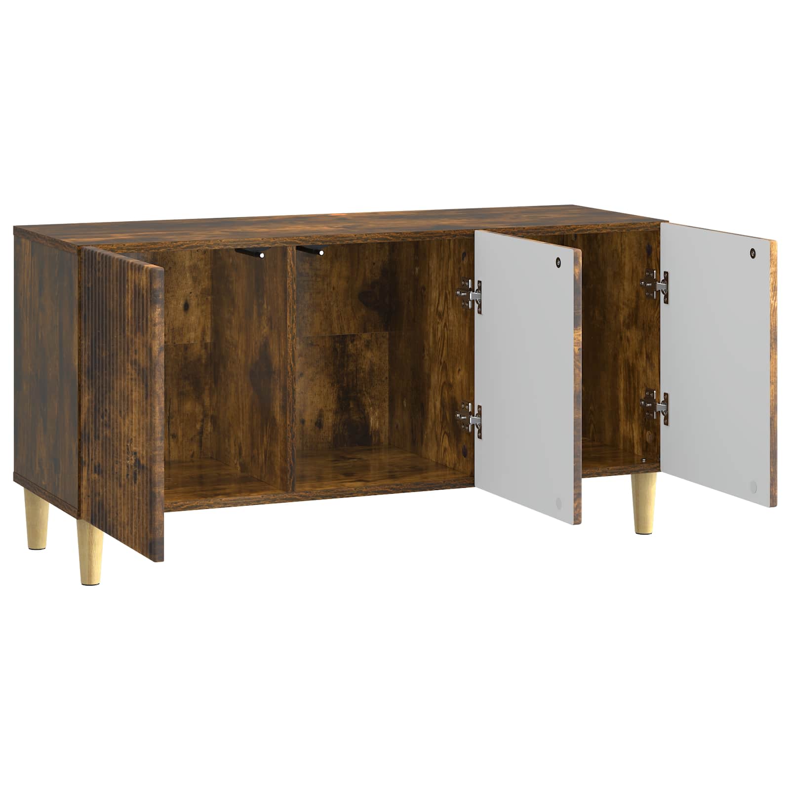 Meuble TV Chêne fumé 99 x 34,5 x 50 cm Bois d'ingénierie - XIOS