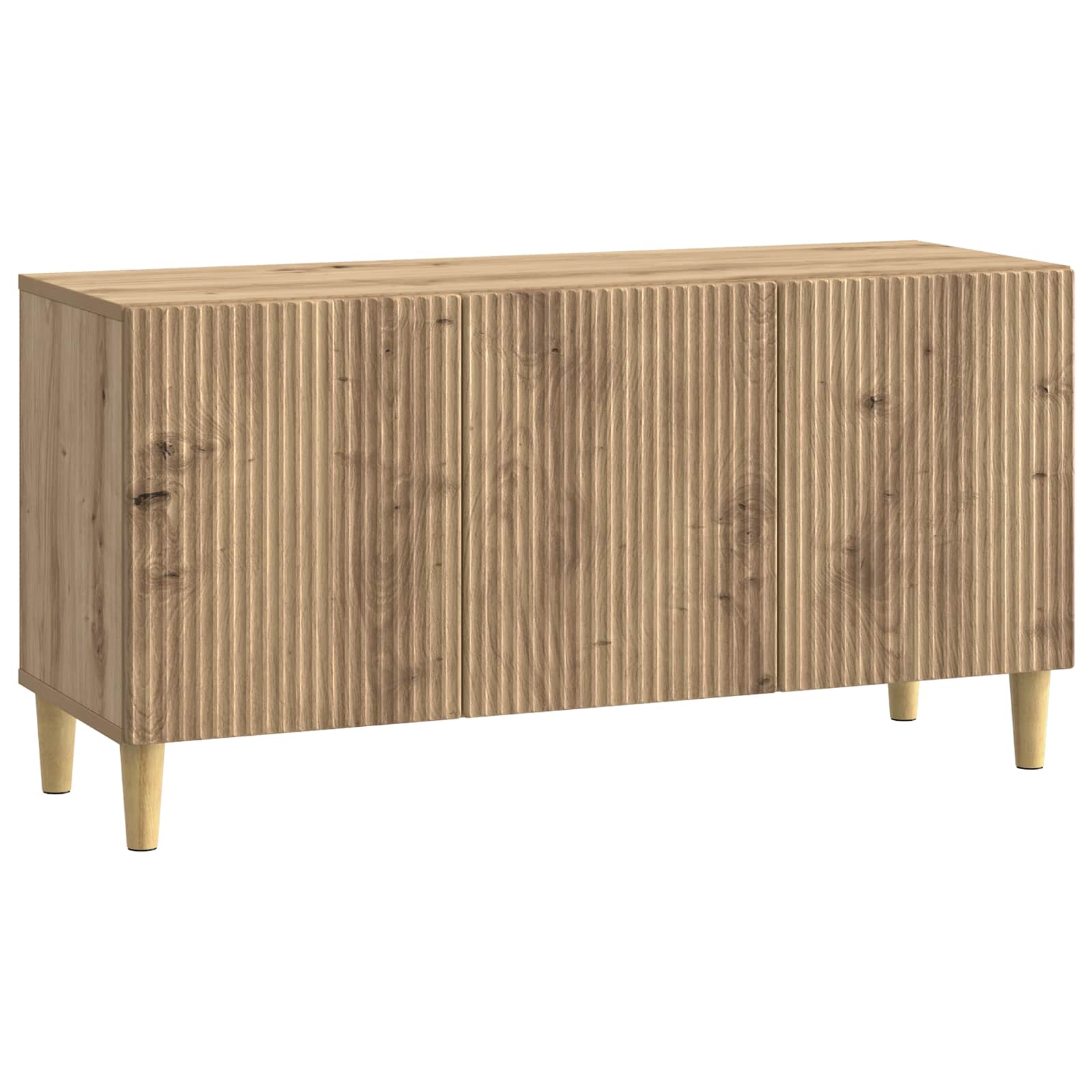 Meuble TV Chêne artisanal 99 x 34,5 x 50 cm Bois d'ingénierie - XIOS