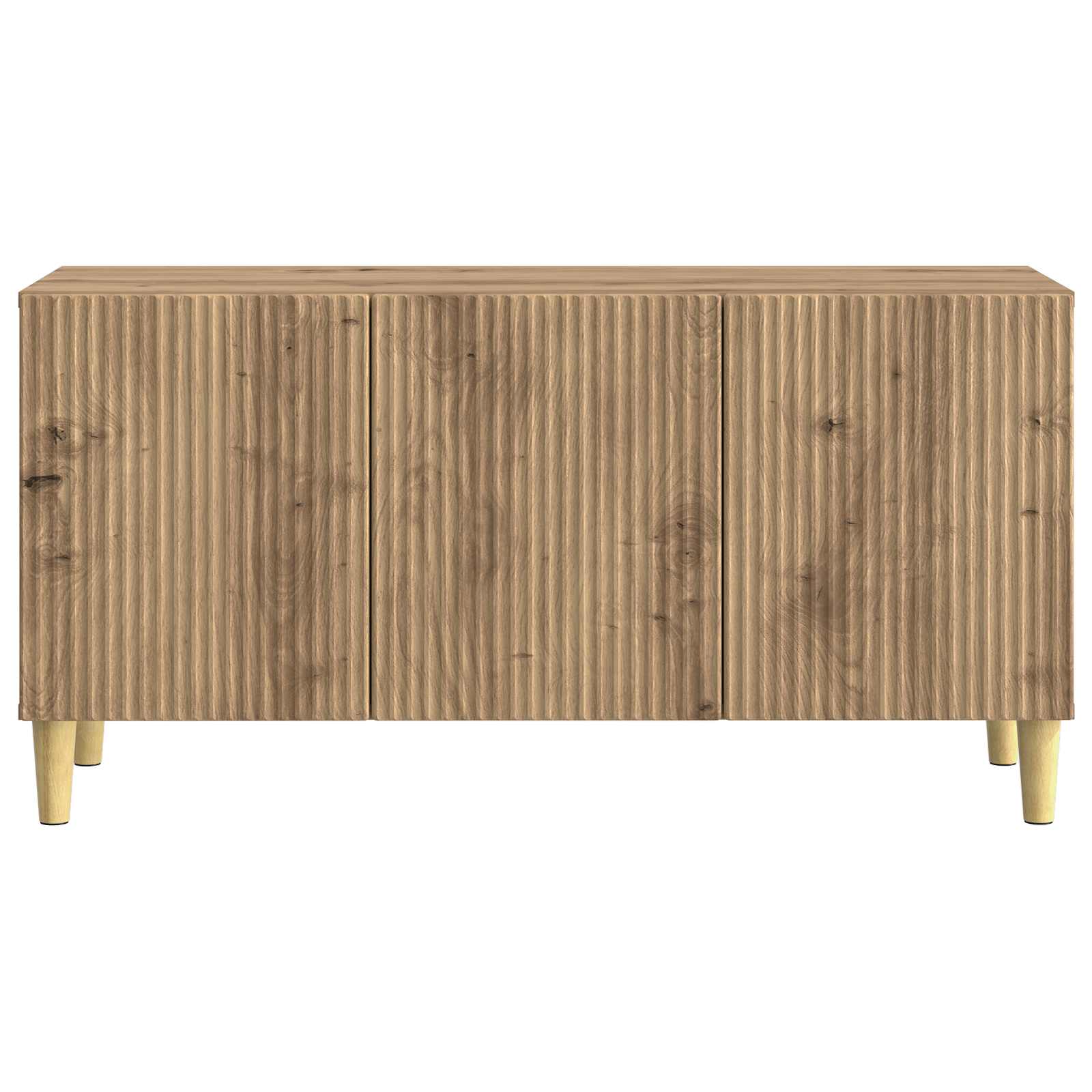 Meuble TV Chêne artisanal 99 x 34,5 x 50 cm Bois d'ingénierie - XIOS