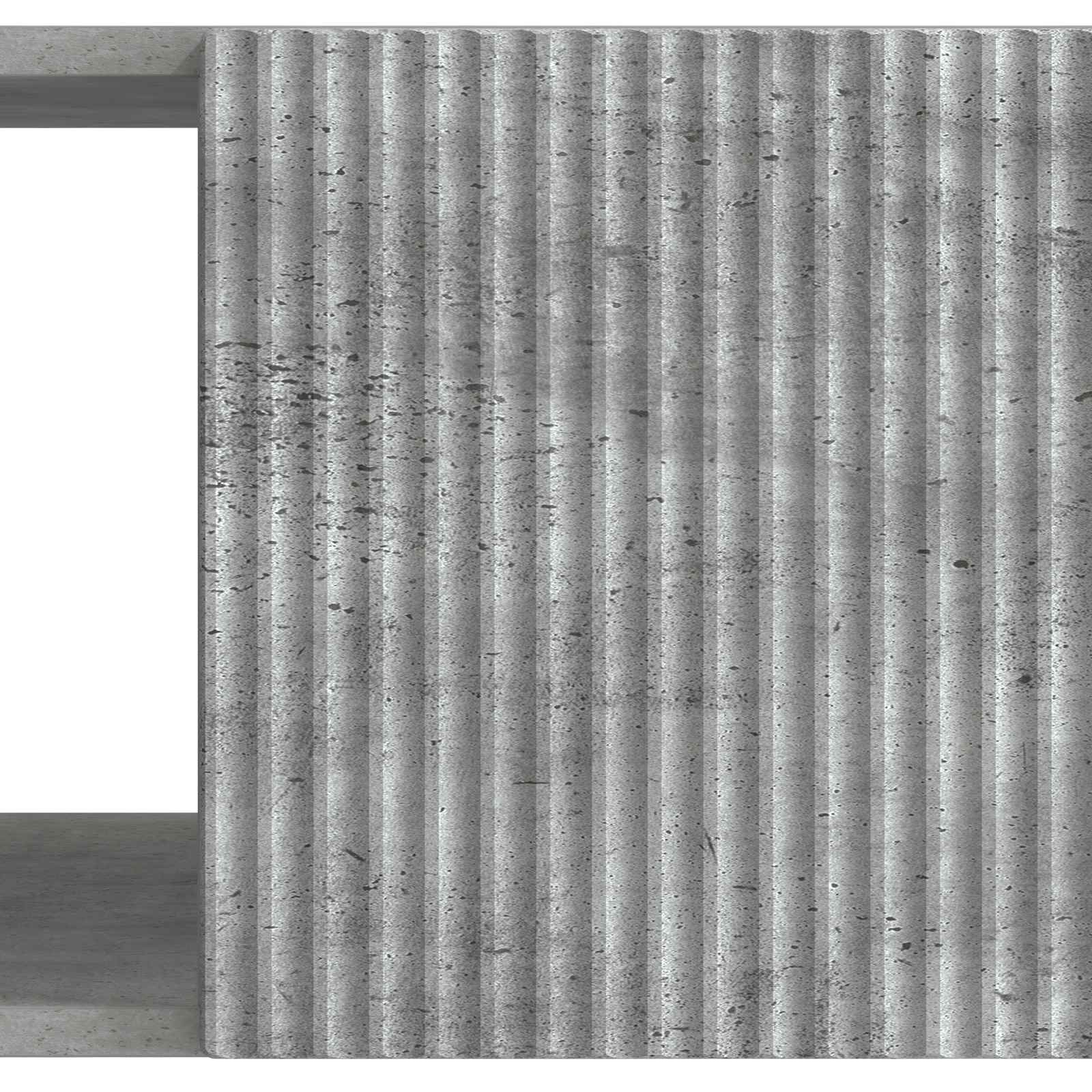 Table basse Gris béton 90 x 50 x 40 cm Bois d'ingénierie - XIOS
