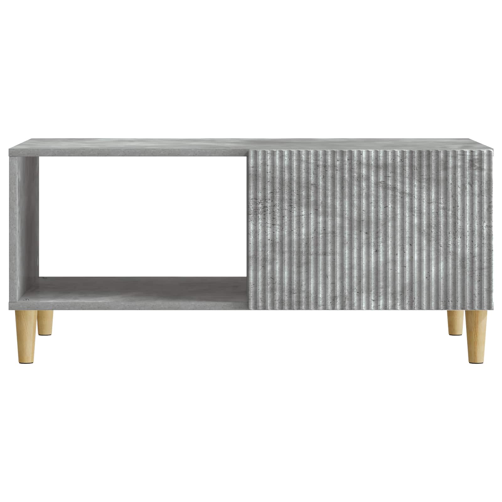 Table basse Gris béton 90 x 50 x 40 cm Bois d'ingénierie - XIOS