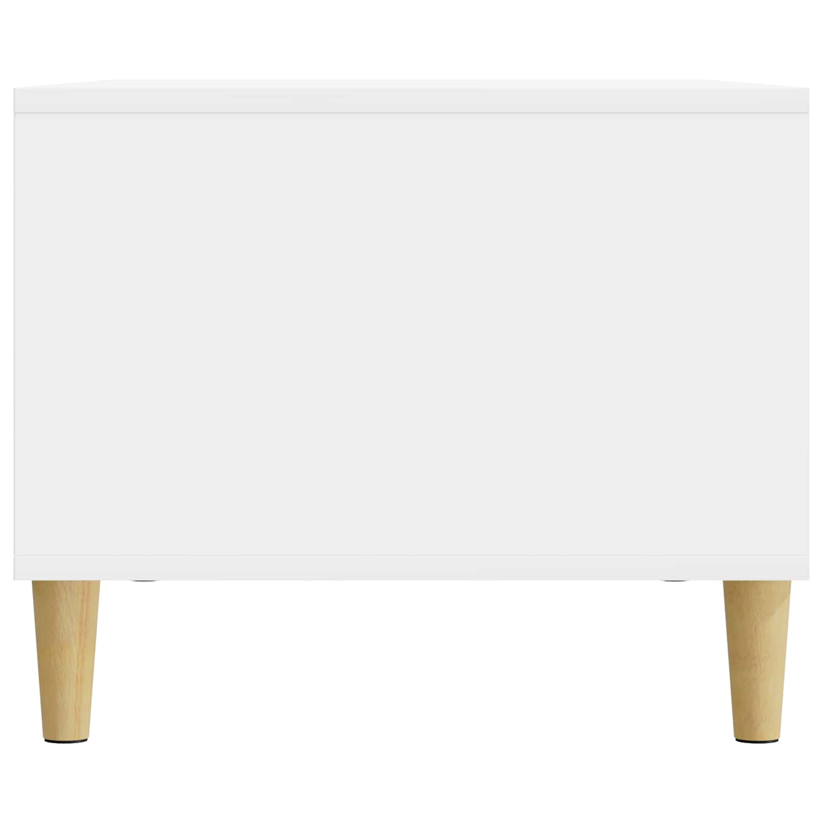 Table basse Blanc brillant 90 x 50 x 40 cm Bois d'ingénierie - XIOS