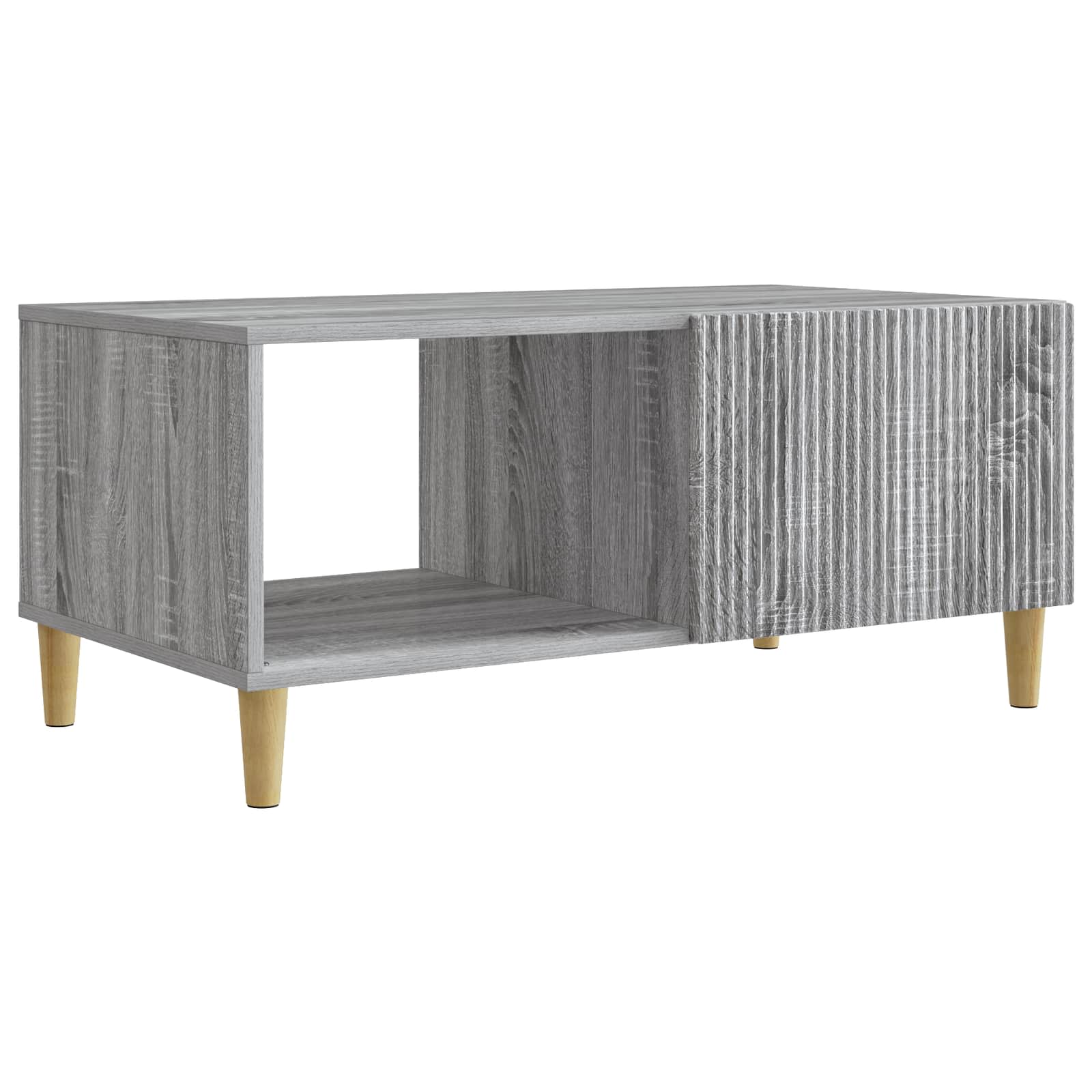 Table basse Sonoma gris 90 x 50 x 40 cm Bois d'ingénierie - XIOS