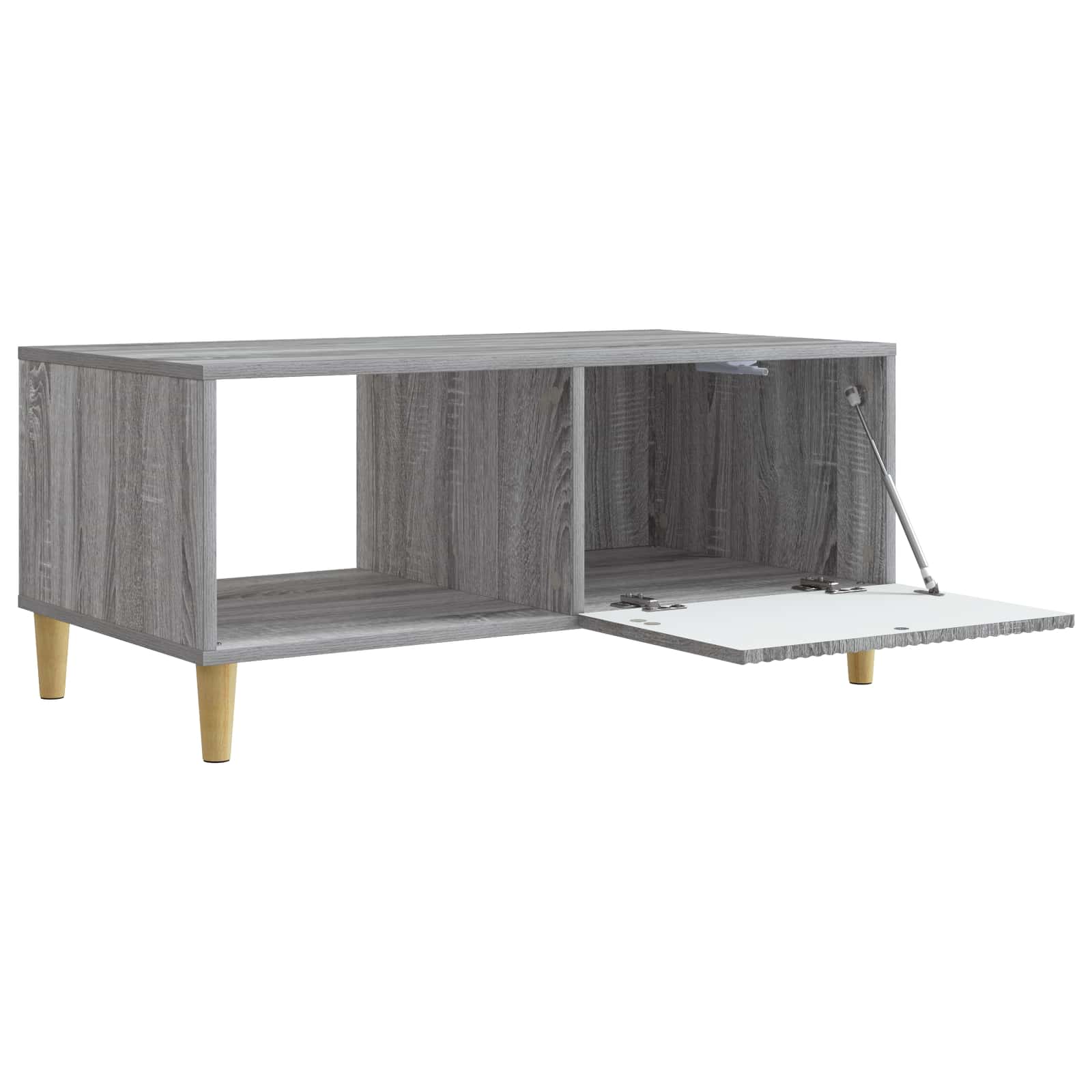 Table basse Sonoma gris 90 x 50 x 40 cm Bois d'ingénierie - XIOS