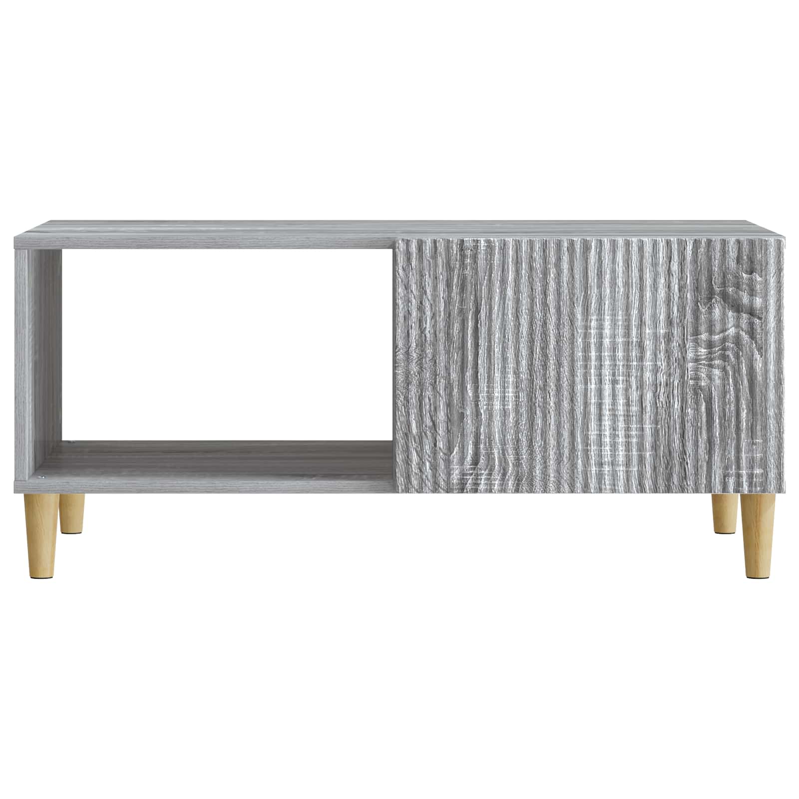 Table basse Sonoma gris 90 x 50 x 40 cm Bois d'ingénierie - XIOS