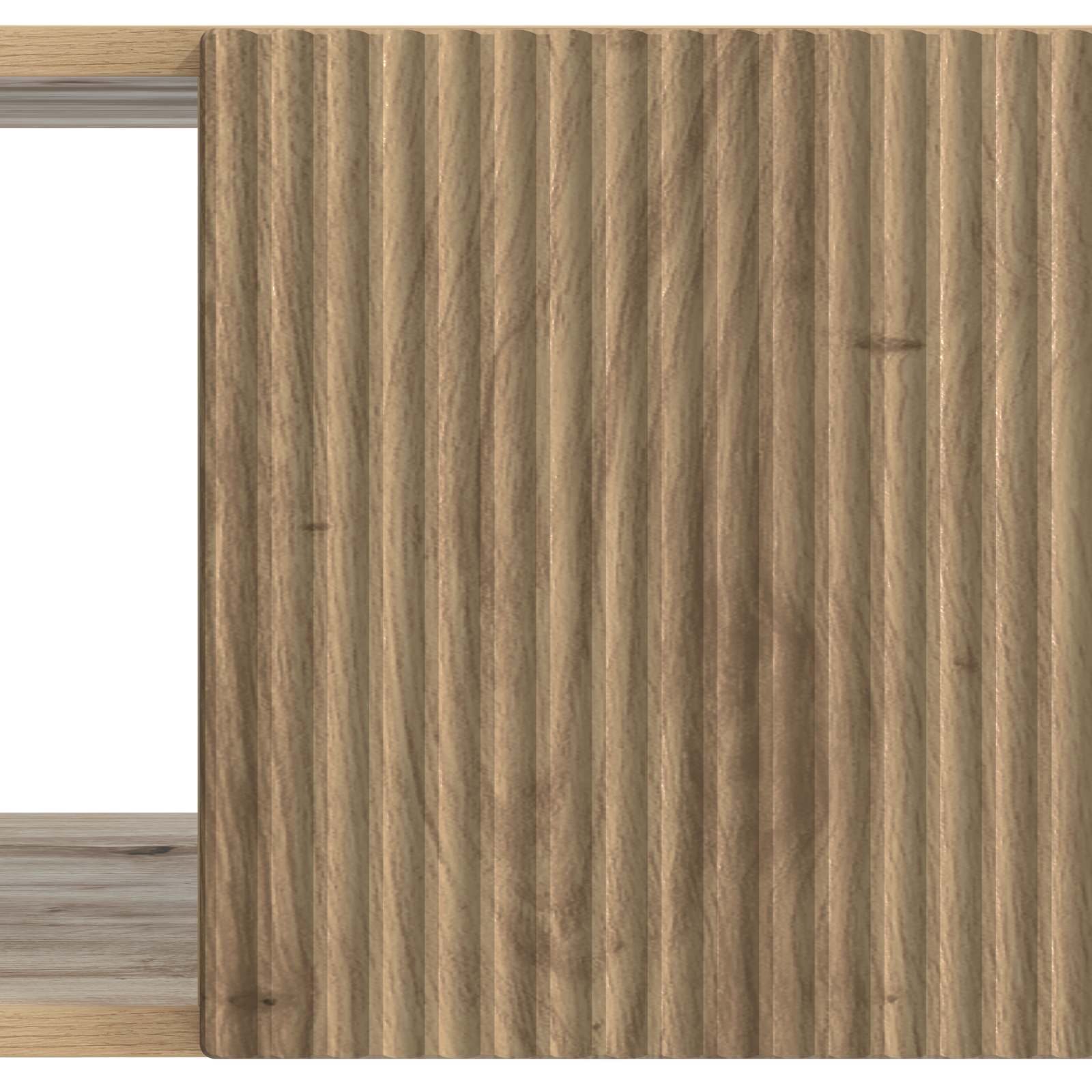 Table basse Chêne artisanal 90 x 50 x 40 cm Bois d'ingénierie - XIOS