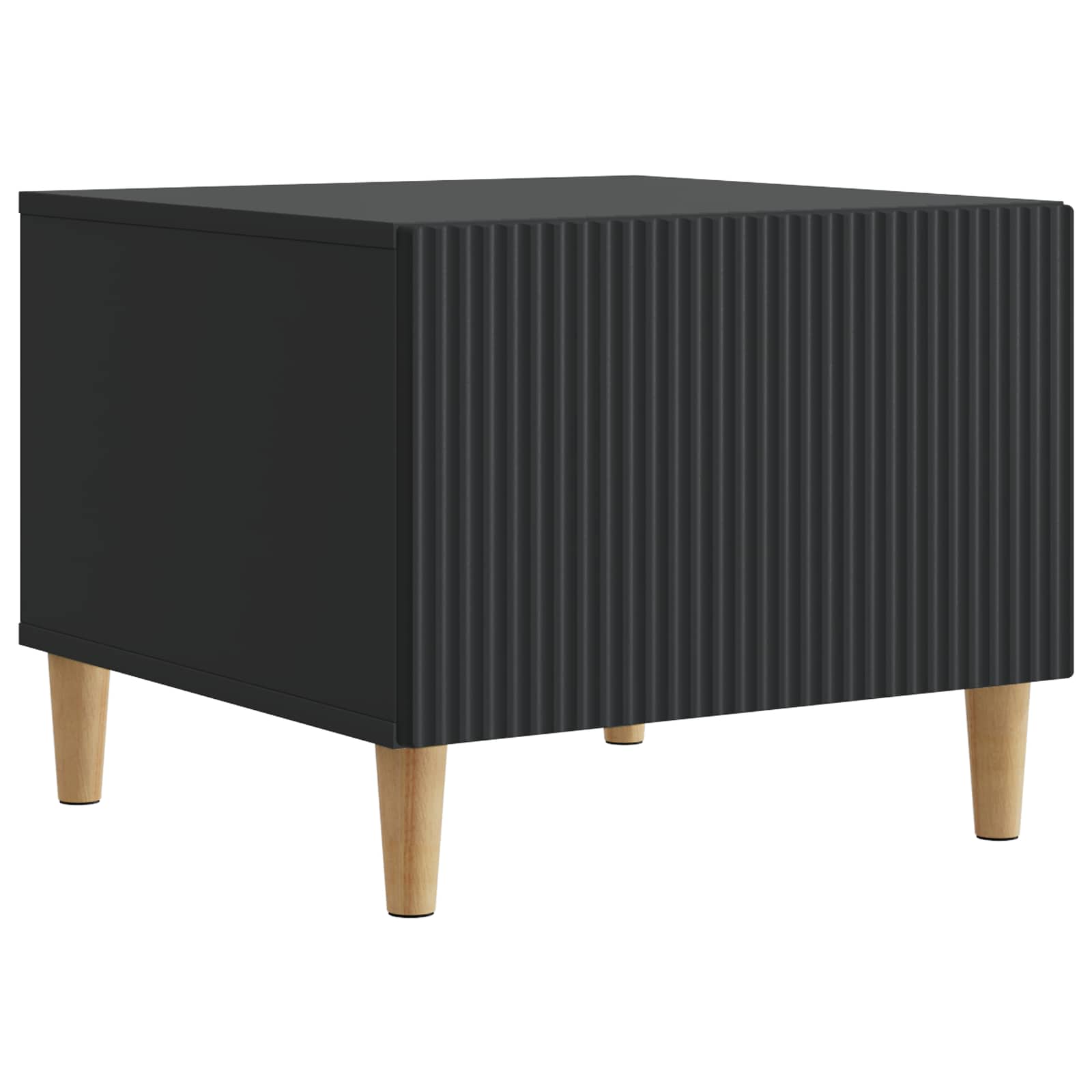 Table basse avec tiroir Noir 49 x 50 x 40 cm Bois d'ingénierie - XIOS