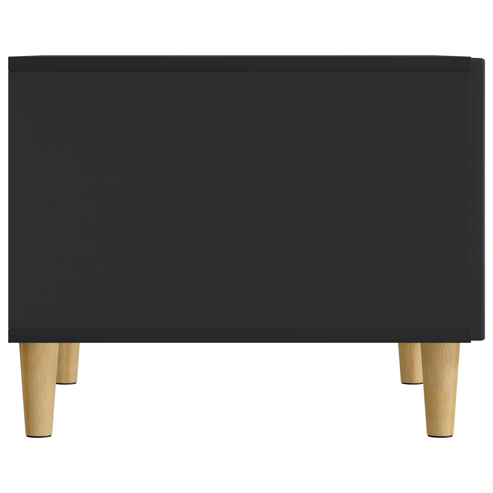 Table basse avec tiroir Noir 49 x 50 x 40 cm Bois d'ingénierie - XIOS