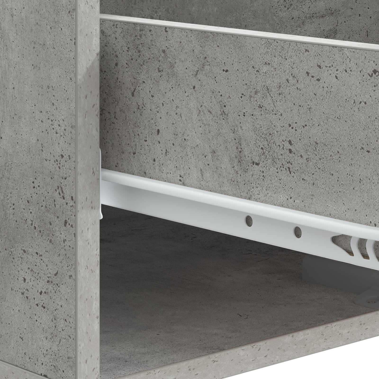 Table basse Gris béton 49 x 50 x 40 cm Bois d'ingénierie - XIOS