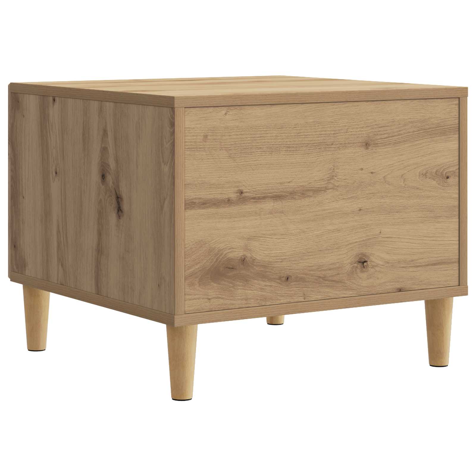 Table basse Chêne artisanal 49 x 50 x 40 cm Bois d'ingénierie - XIOS
