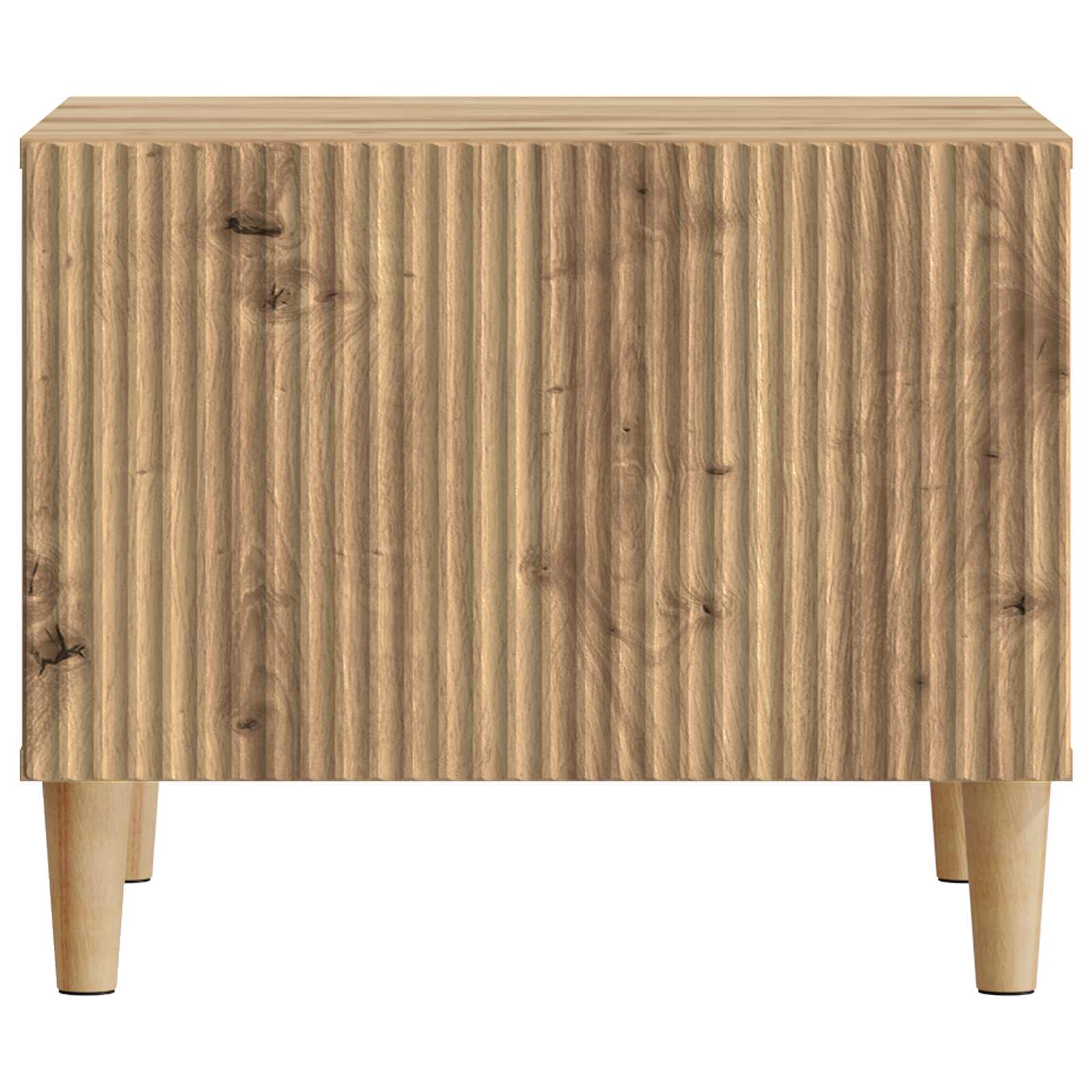 Table basse Chêne artisanal 49 x 50 x 40 cm Bois d'ingénierie - XIOS