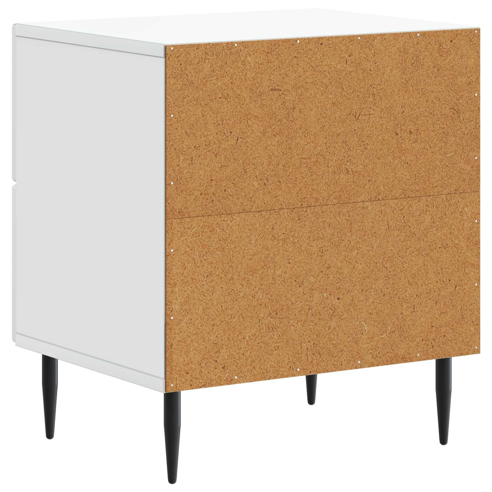 Cabinet de chevet Blanc 43 x 34,5 x 47,5 cm Bois d'ingénierie - XIOS