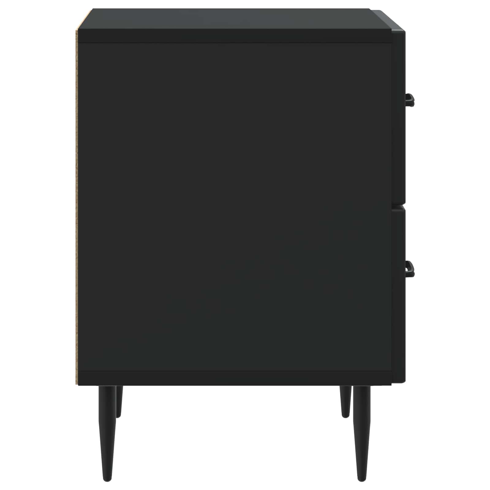 Cabinet de chevet Noir 43 x 34,5 x 47,5 cm Bois d'ingénierie - XIOS