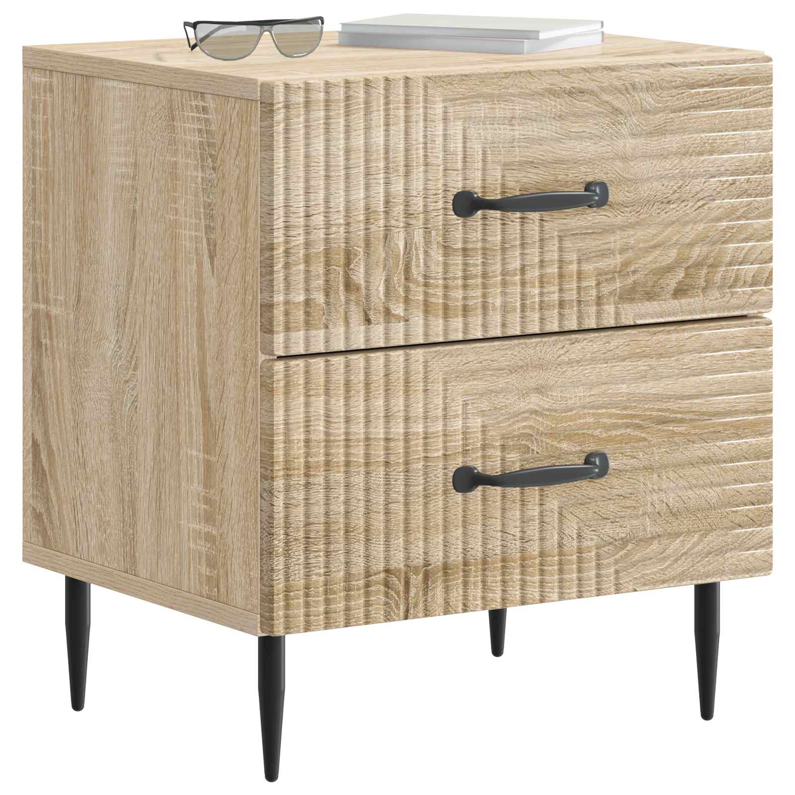 Cabinet de chevet avec tiroir Chêne Sonoma 43 x 34,5 x 47,5 cm - XIOS