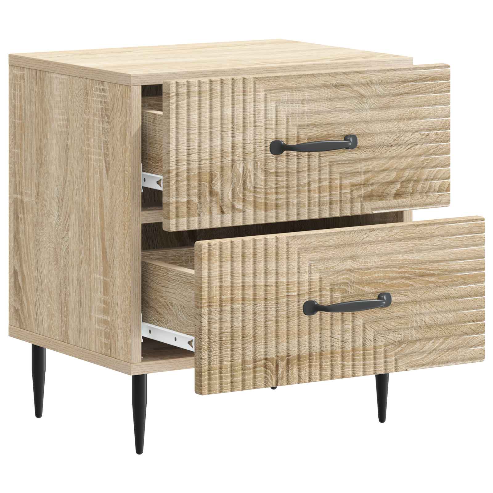 Cabinet de chevet 2 pcs Chêne Sonoma 43 x 34,5 x 47,5 cm - XIOS